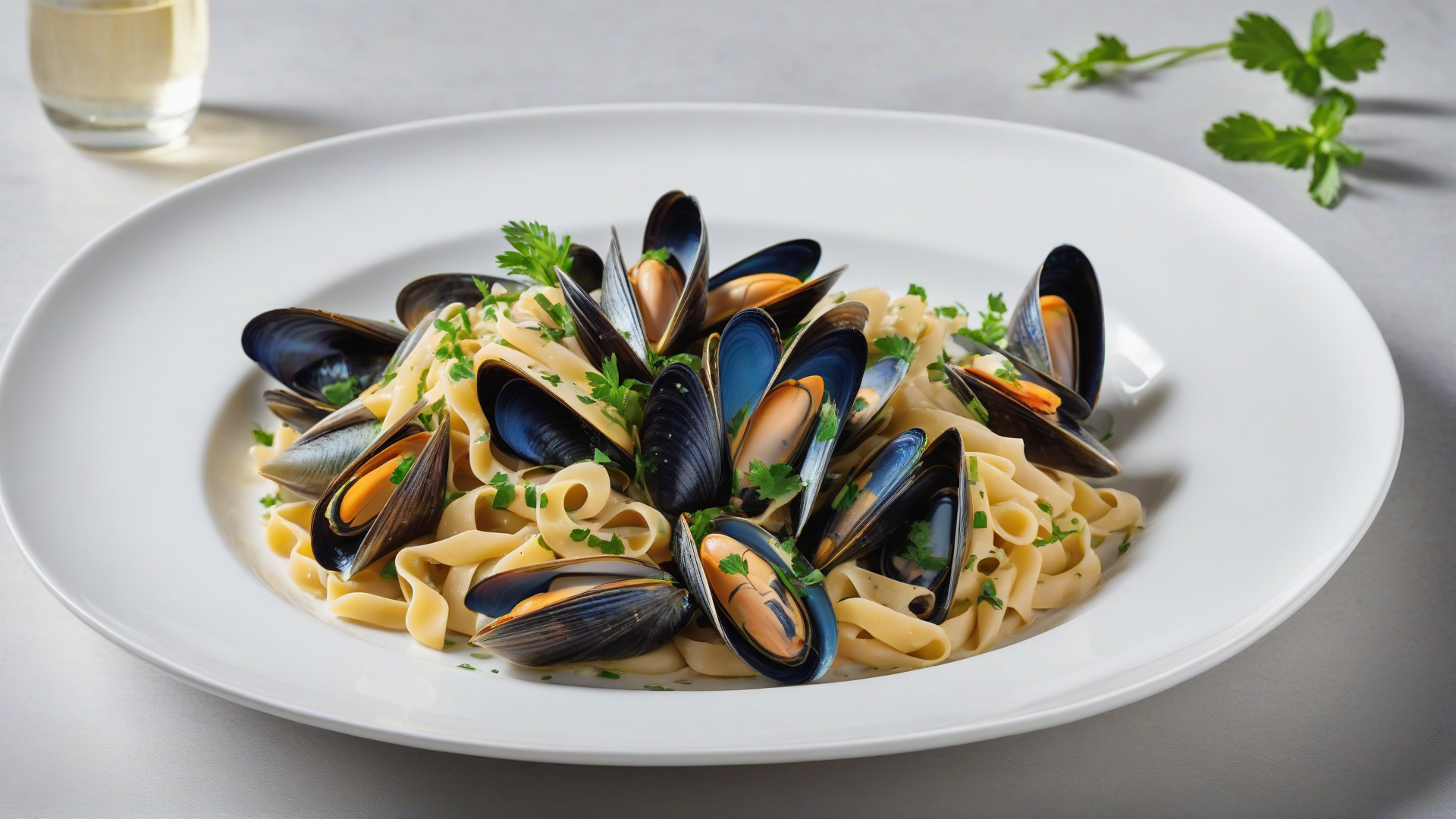 cozze e pasta